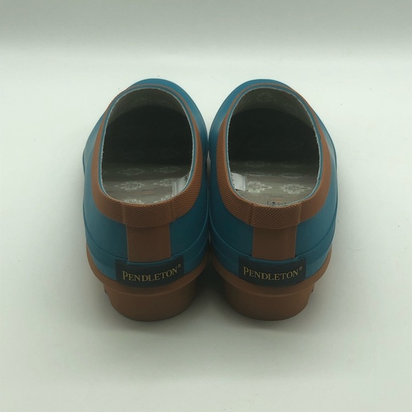 Pendleton Paragosa Spring Garden Rain Clogs Women's 9 Aztec Slip On Rubber Shoes - Picture 4 of 7